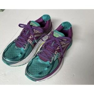 Saucony Omni 15 Everun Running Training Shoes Women's Size Purple & Green